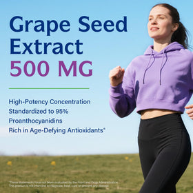 Innate Vitality Grape Seed Extract Capsules bottle with label
