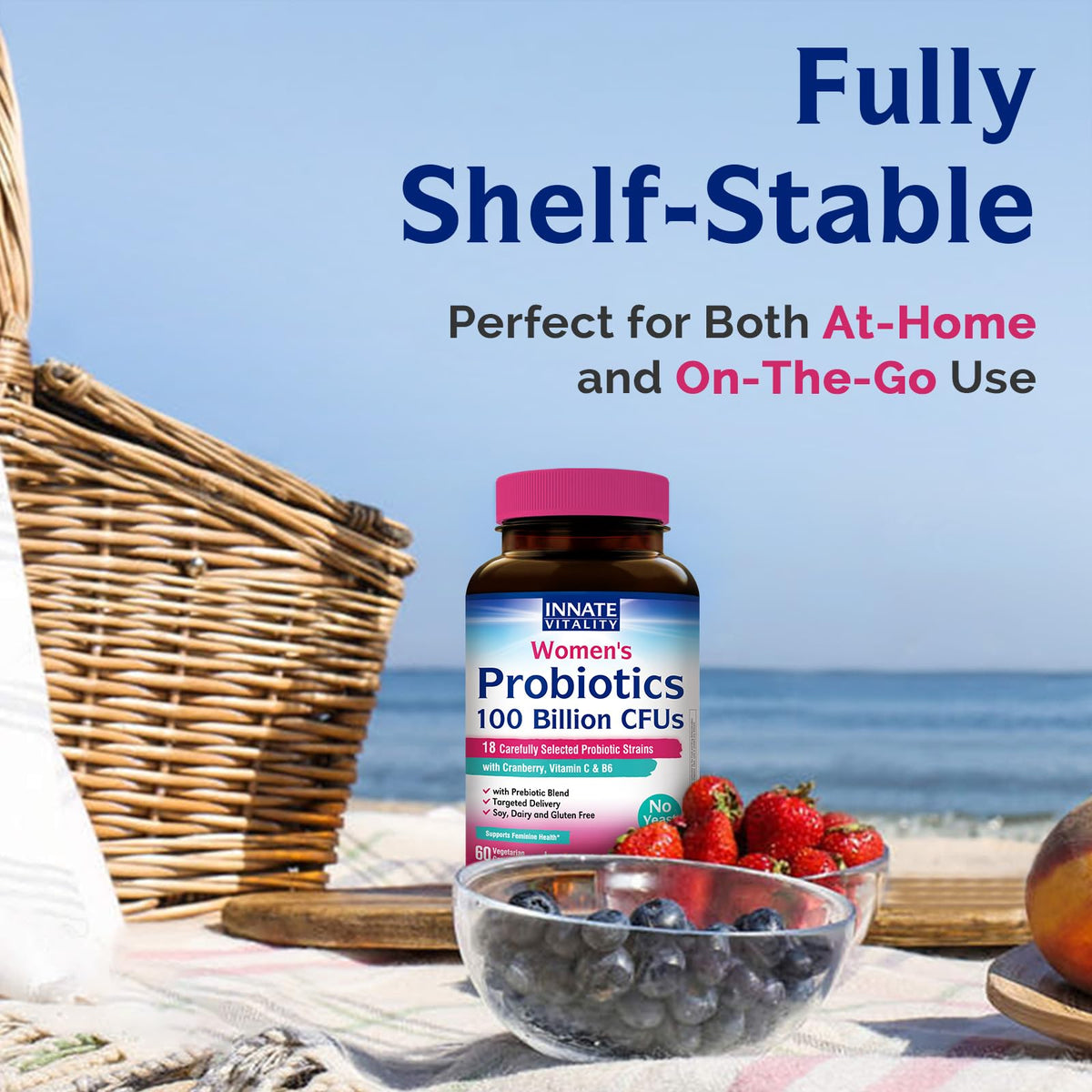 Innate Vitality Probiotics for Women in a lifestyle setting