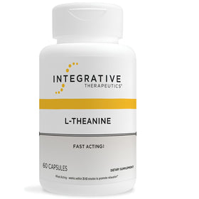 Integrative Therapeutics L-Theanine 60 capsules front view