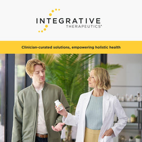 Integrative Therapeutics OsteoPrime Ultra supplement with a glass of water