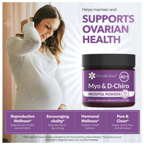 Intimate Rose Myo & D-Chiro Inositol Powder label close-up
