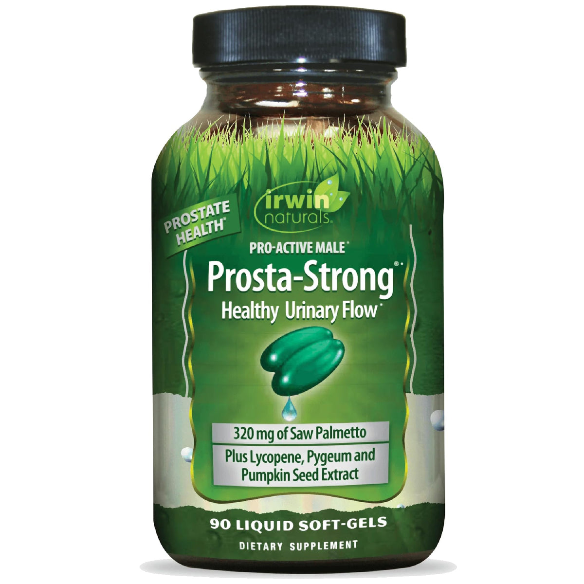 Irwin Naturals Prosta-Strong 90 softgels front view