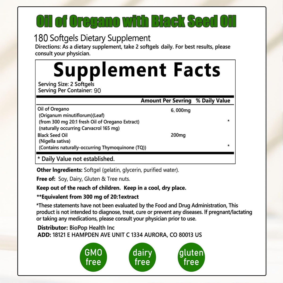 ixarco Oil of Oregano with Black Seed Oil Softgels close-up of capsules