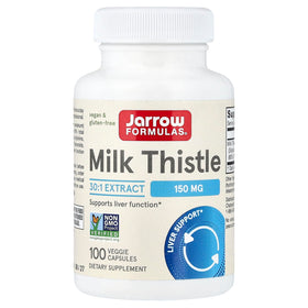 Jarrow Formulas Milk Thistle 150 mg veggie capsules front view