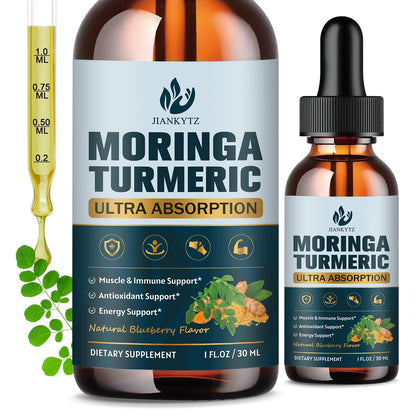 JIANKYTZ Organic Moringa Leaf Extract Liquid Drops front view