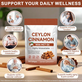 JINNAGLTU Ceylon Cinnamon Softgels 600mg close-up of softgel