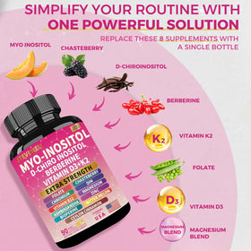 JTEVEweu Myo Inositol Supplement lifestyle image with plants