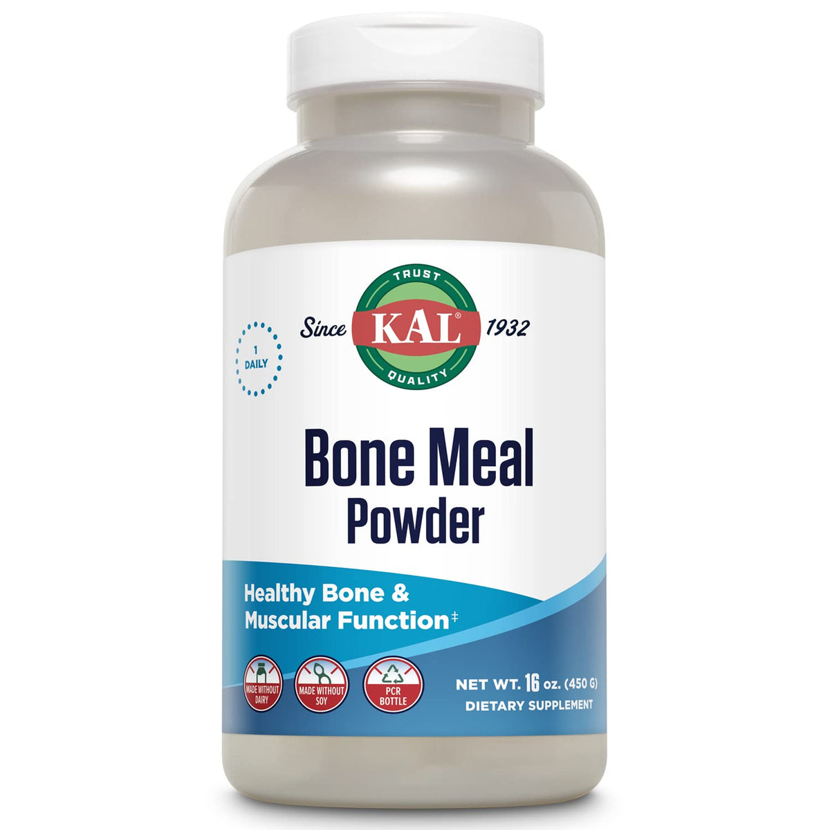 KAL Bone Meal Powder 16 oz front view