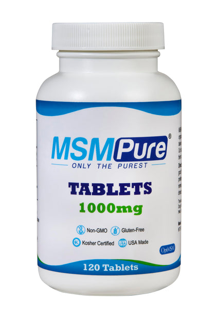KALA HEALTH MSMPure 1000mg MSM Tablets front view