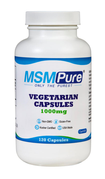 KALA HEALTH MSMPure 1000mg MSM Vegetarian Capsules front view