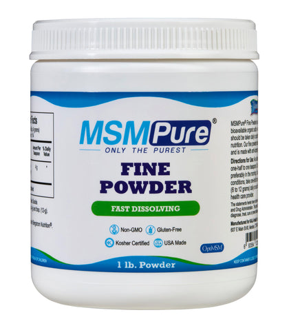 KALA HEALTH MSMPure Fast Dissolving MSM Powder Crystals front view