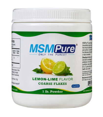 KALA HEALTH MSMPure Lemon Lime Flavored MSM Powder front view