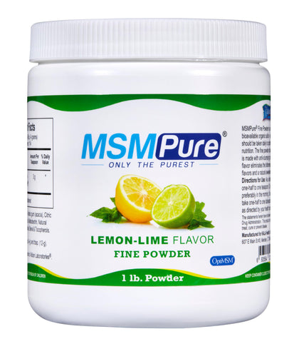 KALA HEALTH MSMPure Lemon Lime MSM Powder front view