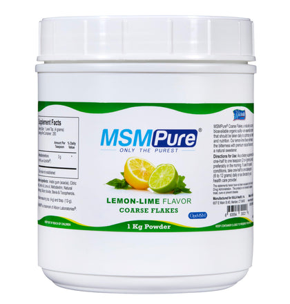 KALA HEALTH MSMPure Lemon Lime MSM Powder front view