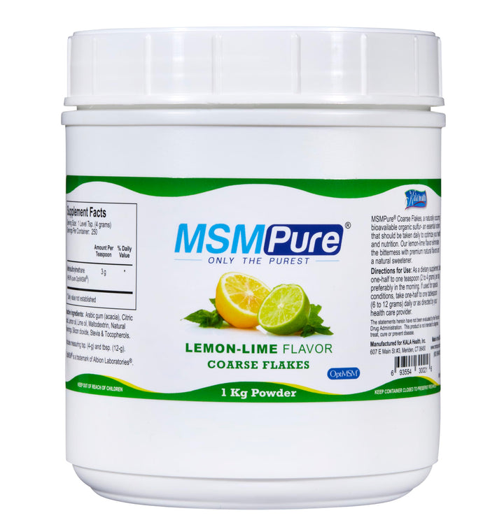 KALA HEALTH MSMPure Lemon Lime MSM Powder front view