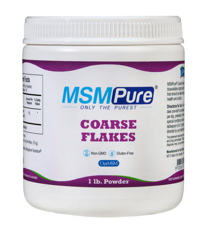 KALA HEALTH MSMPure MSM Powder coarse flakes front view
