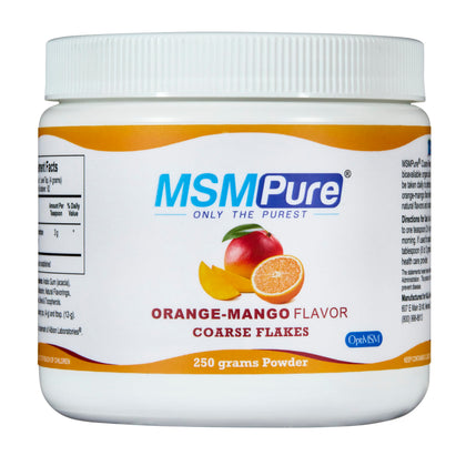KALA HEALTH MSMPure Orange Mango MSM Powder front view