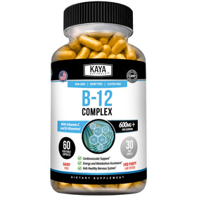 Kaya Naturals B-12 Complex Multivitamin bottle front view