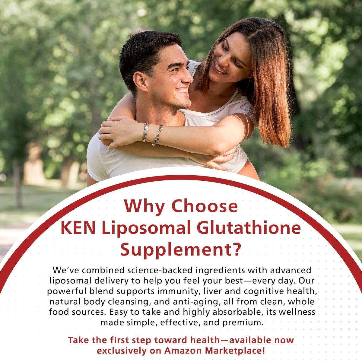 KEN Liposomal Glutathione 2400mg bottle with cap