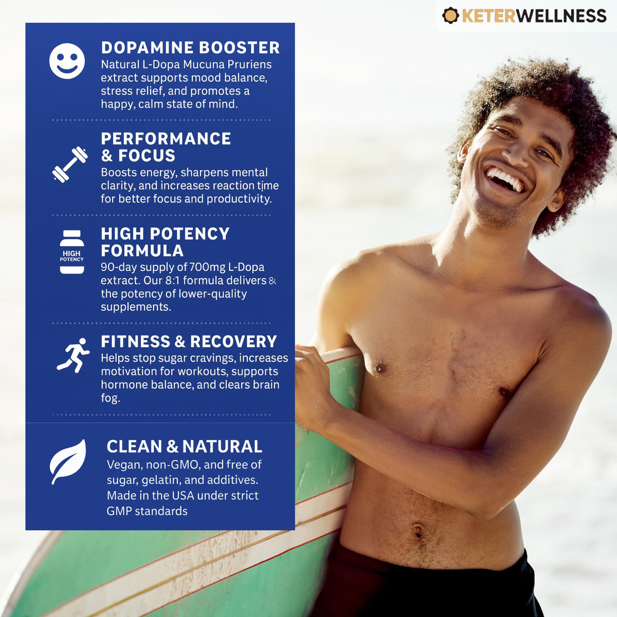 Keter Wellness Mucuna Pruriens 90 Capsules packaging