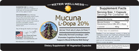 Keter Wellness Mucuna Pruriens capsules with natural background