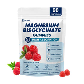 Kuerusor Magnesium Bisglycinate Gummies bottle front view