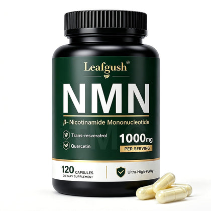 Leafgush NMN Supplement 1000mg 5-in-1 Complex front view