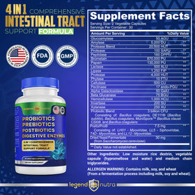 Legend Nutra Probiotics ingredients list