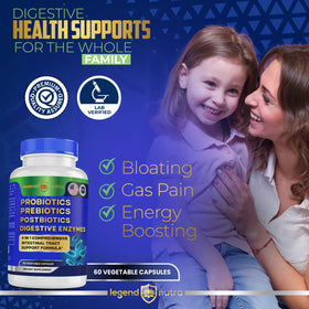 Legend Nutra Probiotics packaging side view