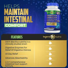 Legend Nutra Probiotics with natural ingredients