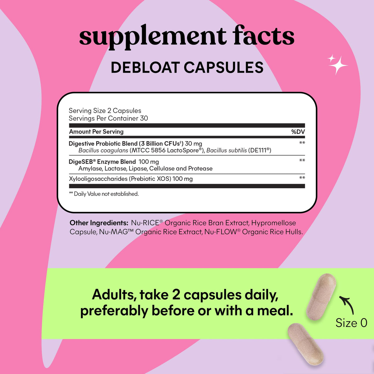 Lemme Probiotic Capsules on a wooden table