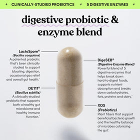 Lemme Probiotic Capsules showing supplement facts