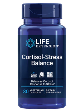 Life Extension Cortisol-Stress Balance 30 Capsules front view