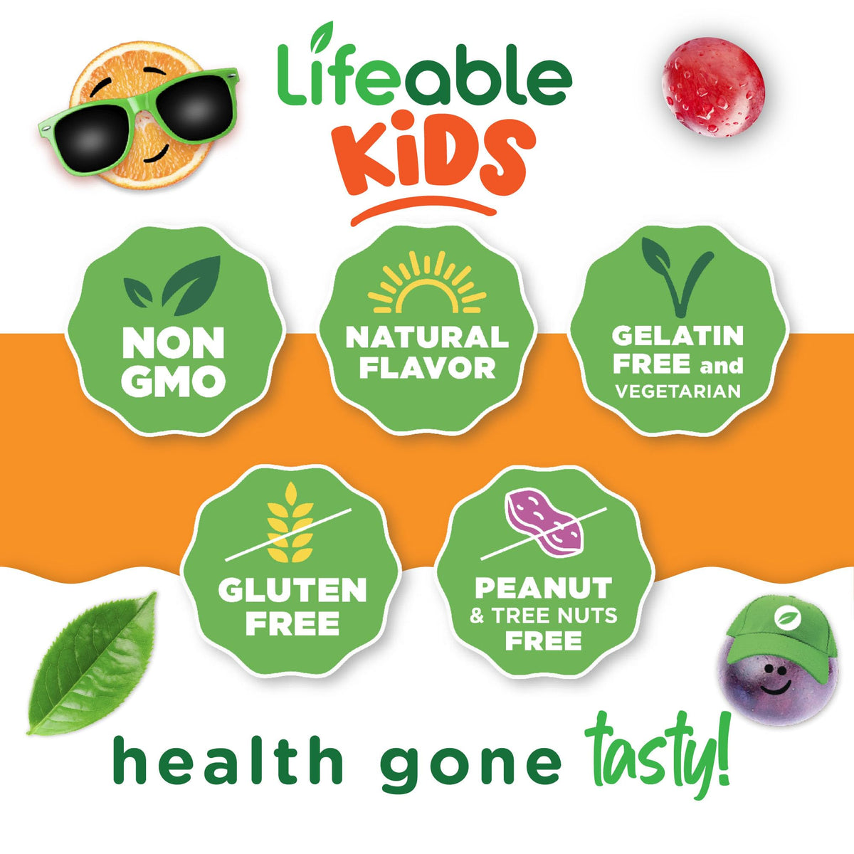 Lifeable Magnesium Gummies for Kids nutritional information