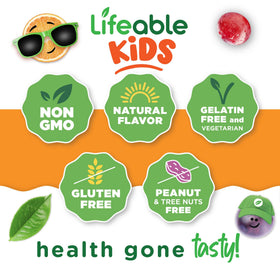 Lifeable Magnesium Gummies for Kids nutritional information