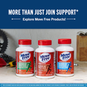 Lifestyle image of Move Free Advanced on a kitchen counter