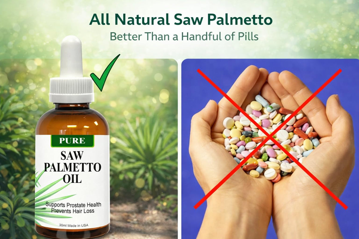 Lifestyle scene with PHYTO LIFE Pure Saw Palmetto Oil