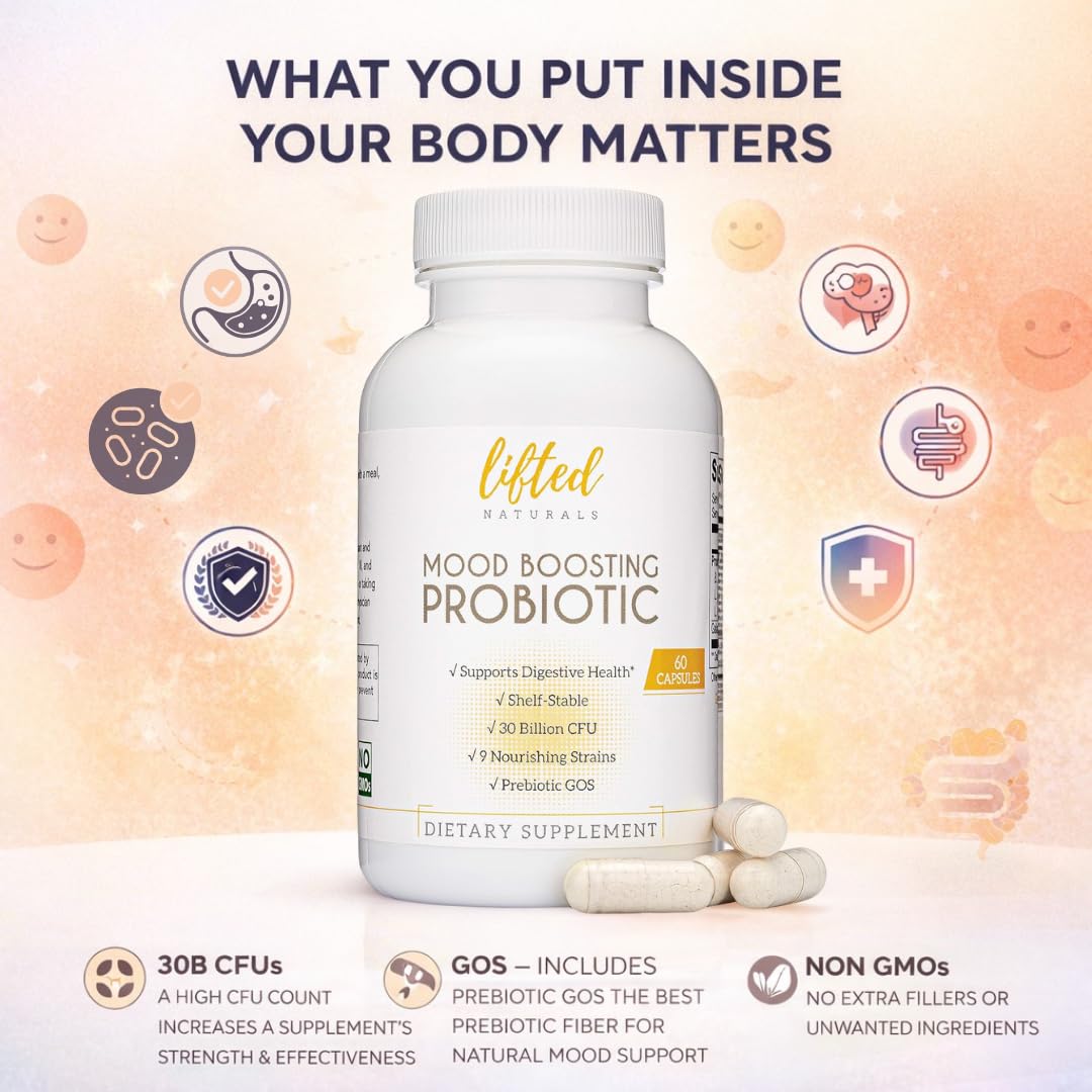 Lifted Naturals Mood support Probiotic lifestyle scene