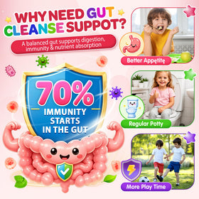 LILICARE Para Cleanse Gummies ingredients list on packaging