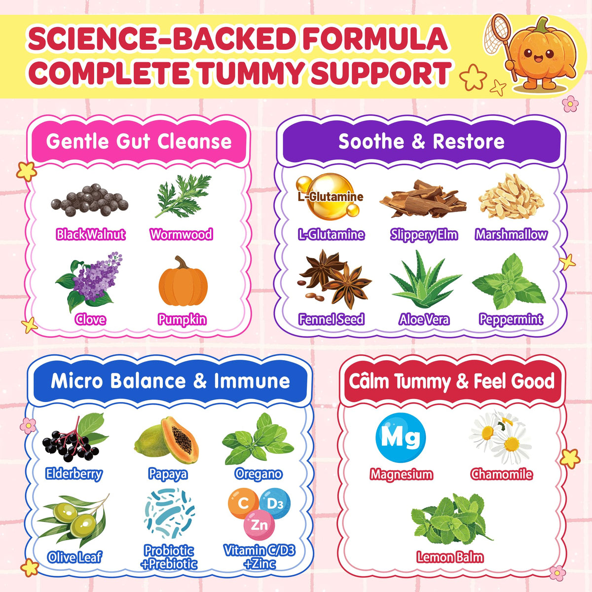LILICARE Para Cleanse Gummies orange flavour gummies