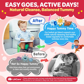 LILICARE Para Cleanse Gummies showing the back of the package