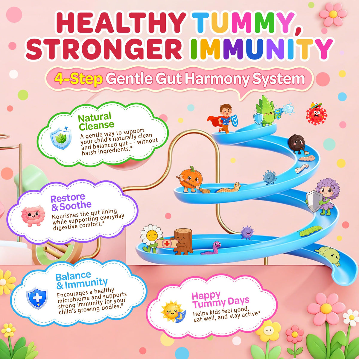 LILICARE Para Cleanse Gummies with a measuring spoon