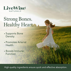 Live Wise Naturals Vitamin D3 1000 IU Drops with food