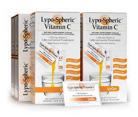 LivOn Laboratories Lypo-Spheric Vitamin C 1000mg packet front view