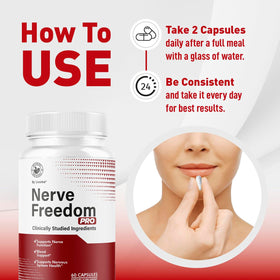 LIVORKA Nerve Freedom Pro Capsules close-up of capsules