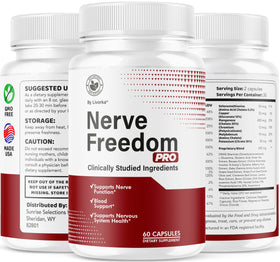 LIVORKA Nerve Freedom Pro Capsules detailed view of ingredients