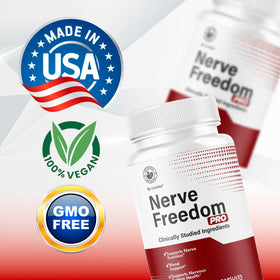 LIVORKA Nerve Freedom Pro Capsules packaging with dimensions