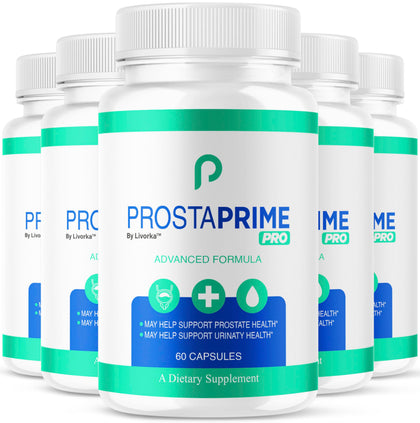 LIVORKA ProstaPrime Pro Capsules 300 count bottle front view