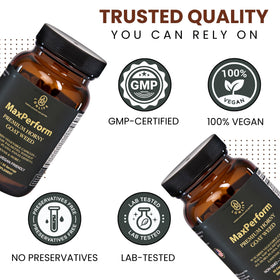 LONLIFE MaxPerform Horny Goat Weed & Maca Root Supplement lifestyle scene