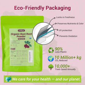 Luckycare Organic Beet Root Powder in smoothie